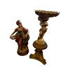 Image 1 : 2x Vintage Garden Accent Figural Statues