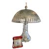 Image 1 : Vintage Crystal Table Lamp & Selfix Clock