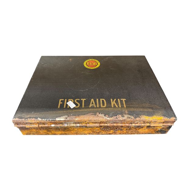 Vintage Fleck's First Aid Kit With Contents