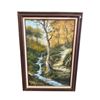 Image 1 : Vintage Framed Bernard Signed Oil Painting On Canvas