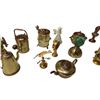 Image 3 : Assorted Vintage Miniature Pieces: Washer/Ringer, Gramophone, Ships Wheel, Teapot, & More