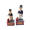Image 1 : 2x Vintage Uncle Same Coin Banks (1 Cast Iron, The Other Plastic)