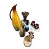Image 2 : Vintage Variety: Asian Vases, German Vases, Ulu Knife, Flower Frog, & More