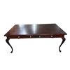 Image 1 : Vintage 2 Drawer Wooden Bow Legged Table