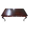 Image 2 : Vintage 2 Drawer Wooden Bow Legged Table