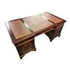 Image 4 : Vintage Reproduction Mahogany Partners Desk