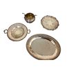 Image 2 : Vintage Pewter & Plated Items: Pitchers, Toast Holder, Teapot, Plates, & More