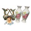 Image 8 : Assorted Vintage Vases: Newport Pottery, Weimar, Royal Castle, & More