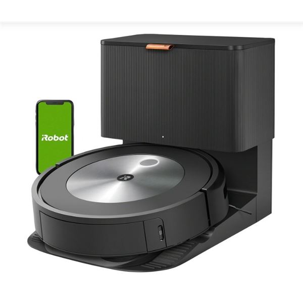 IROBOT ROOMBA COMBO J7+ SELF EMPTYING ROBOT VACUUM AND MOP - TESTED WORKING, RETAIL $1399