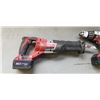 Image 2 : CORDLESS MILWAUKEE RECIP SAW, 2 DRILLS AND 2 BATTERIES