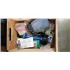 Image 1 : WOODEN CRATES WITH ASSORTED TOOLS, SHOP SUPPLIES AND ROPE ETC.