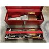 Image 2 : 2 METAL TOOL BOXES WITH ASSORTED HAND TOOLS