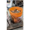 Image 2 : TWO BUCKETS OF CABLE CLAMPS, NUTS AND BOLTS ETC.