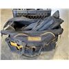 Image 2 : DEWALT TOOL BAGS AND CRATE OF CASTERS