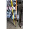 Image 3 : WALKING STICK, LIGHT BULB CHANGER AND VINTAGE PROJECTION SCREEN