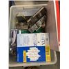 Image 2 : TOTE WITH ASSORTED HOUSEHOLD ITEMS INCLUDING BRITA FILTERS, ZIPLOCK BAGS ETC.