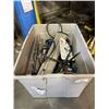 Image 1 : TOTE OF ASSORTED TOOLS AND POWER BAR