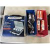 Image 2 : TWO TRAILER HITCHES SPARK PLUGS. BI METAL HOLE SAW SET AND TRAILER LOCKS