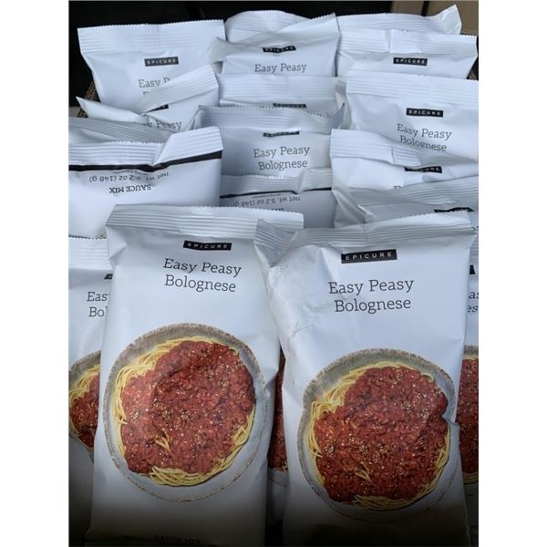 20 NEW PACKAGES OF EPICURE EASY PEASY BOLOGNESE SAUCE MIX, 148G