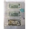 Image 2 : 3 MINT CANADIAN $1 BILLS, 2 IN SEQUENCE, 1 LAST ISSUE