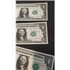 Image 2 : 3 UNCIRCULATED US DOLLAR BILLS CONSECUTIVE SERIAL NUMBERS OHIO SERIES