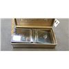 Image 1 : BOX OF 10 GLASS HAND-PAINTED SLIDES