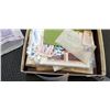 Image 2 : $30 IN VINTAGE UNUSED NEW CANADIAN AND US STAMP AND MORE