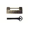 Image 1 : 2 NEW EASTERN REPRODUCTION ANTIQUE LOCKS OLD STYLE LOCK AND KEY