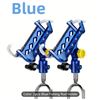 Image 1 : NEW 2PCS STAINLESS STEEL FISHING ROD HOLDERS - 360° ADJUSTABLE, ONE-CLICK LOCK