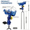 Image 2 : NEW 2PCS STAINLESS STEEL FISHING ROD HOLDERS - 360° ADJUSTABLE, ONE-CLICK LOCK