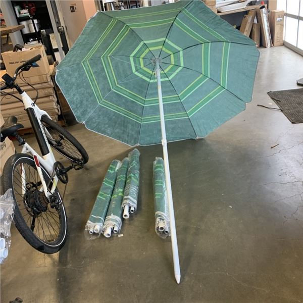 5 NEW PATIO UMBRELLAS
