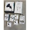 Image 1 : LBT MAGNETIC WIRELESS CAR CHARGER, 30W WALL CHARGER, HEADPHONE ADAPTERS, USB CABLE AND ADAPTERS