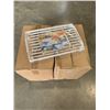 Image 1 : 2 CASES OF NEW STACKABLE KITCHEN RACKS, 8 PER CASE, FOLDING RACKS