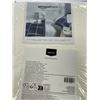 Image 2 : NEW VELVET PLUSH BLANKET, IVORY 66" X 90" AND 2 HEATHER COTTON JERSEY BED SHEET SETS, TWIN SIZE, LIG