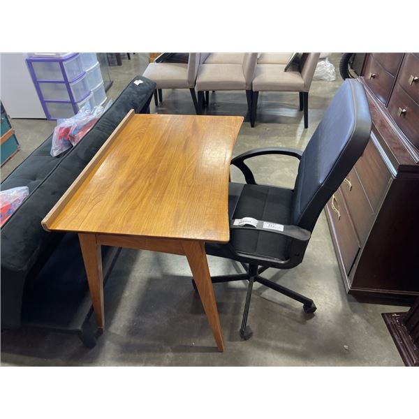 DESK WITH OFFICE CHAIR