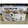 Image 2 : HAMILTON BEACH 2 SLICE MODERN CHROME TOASTER - TESTED WORKING