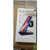 Image 2 : 2 NEW 15W 3 IN 1 WIRELESS CHARGERS AND BOX OF 220 LENS WIPES