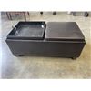 Image 1 : STORAGE OTTOMAN WITH TRAY TOPS