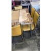 Image 2 : VINTAGE FORMICA TABLE AND CHAIRS