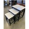Image 2 : SET OF THREE NESTING TABLES