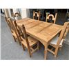 Image 2 : MEXICAN DINING TABLE WITH 6 CHAIRS