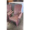 Image 2 : 2 PLASTIC ADIRONDACK CHAIRS
