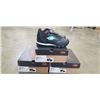 Image 1 : 3 NEW PAIRS OF EAATON QUAKE WFII WOMENS SIZE 5 BLACK BASEBALL CLEATS