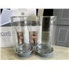 Image 2 : SET OF 6 NEW EPARE HIGHBALL GLASS SET, DUAL WALL INSULATED GLASS RETAIL $54 EACH, 3 SETS OF 2, TOTAL