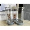 Image 2 : SET OF 6 NEW EPARE HIGHBALL GLASS SET, DUAL WALL INSULATED GLASS RETAIL $54 EACH, 3 SETS OF 2, TOTAL