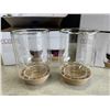 Image 2 : SET OF 6 NEW EPARE WINE GLASS SET, DUAL WALL INSULATED GLASS RETAIL $51 EACH, 3 SETS OF 2, TOTAL $15