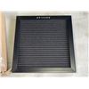 Image 2 : 4 NEW 14 INCH X 14 INCH FELT LETTER BOARDS WITH LETTERS AND NUMBER SHEETS