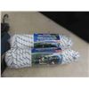 Image 2 : Load Ratchet Strapping, 2 New 50ft Nylon Rope 