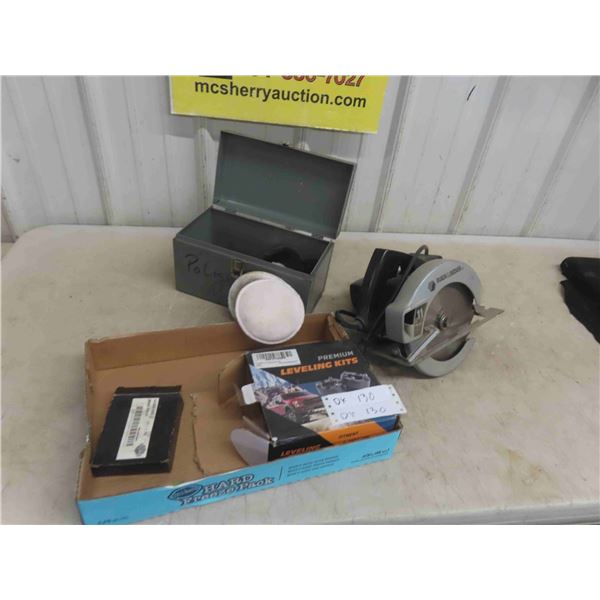 Black and Decker Circular Power Saw, 2 Leveling Kits, 