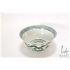Image 1 : Famille Verte dragon punch bowl, 8" in diameter and 4" in height